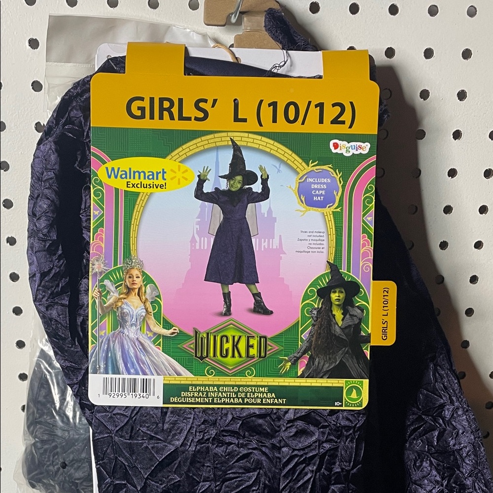 NWT Wicked Elphaba Witch Costume (Multiple Sizes Available)